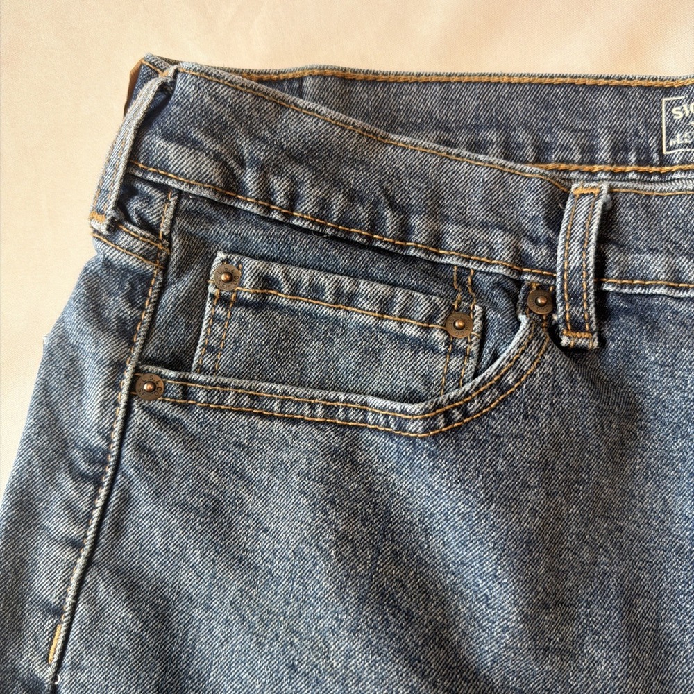 Pre-owned Levi's Strauss Signature Regular Fit Straight Jeans Men's 36x30 Denim - Picture 4 of 8